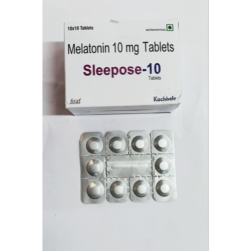 Sleepose 10mg (Trazodone) 100 tablets silver blister strips with dosage imprint, online pharmacy sleep aid option for daily mental health care