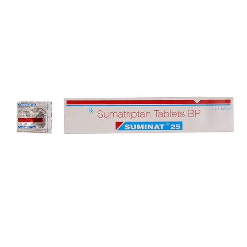 Suminat 25 5 Tablets blister strip close-up