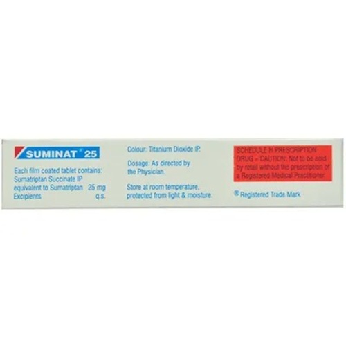 Suminat 25 5 Tablets box with outer carton