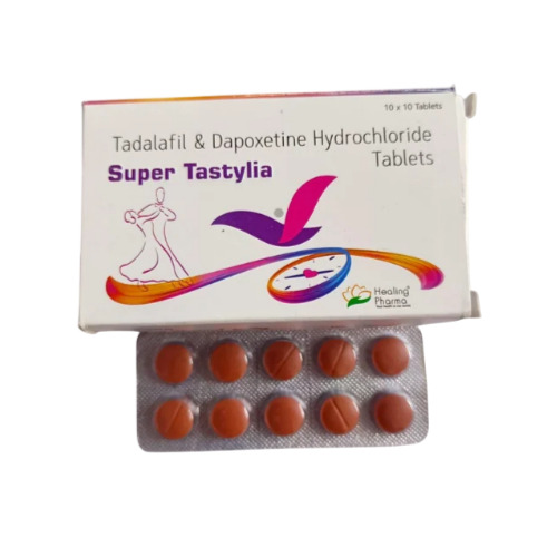Super Tastylia 100 tablets back side packaging