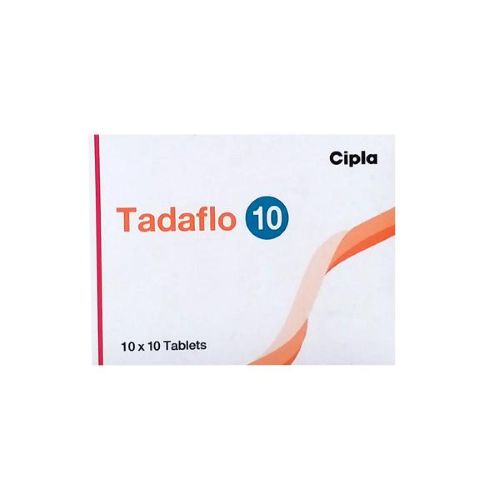 Tadaflo 10mg blister strip with tablets