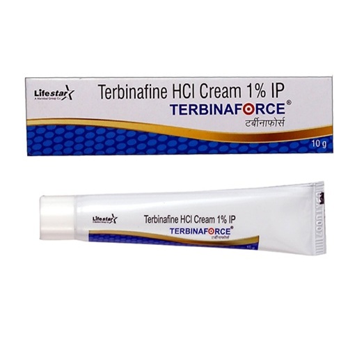Terbinaforce Cream 1% 10g tube close-up