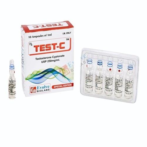 TEST-C 250mg Injection - 10 Ampoules of 1ml