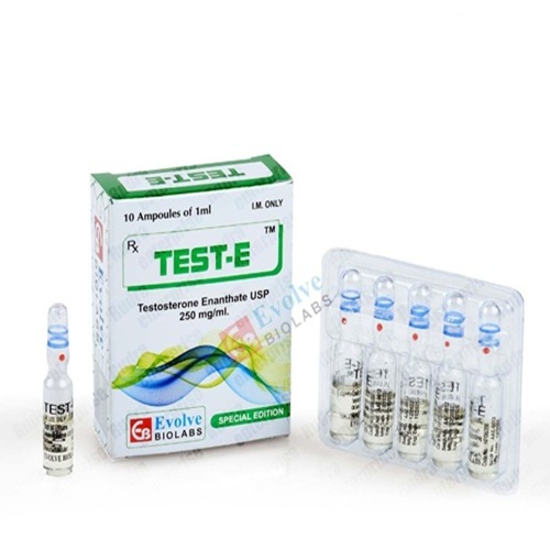 TEST-E 250mg Injection - 10 Ampoules of 1ml