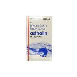 Asthalin 200mcg Rotacaps - 30 Capsules