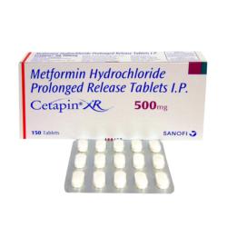 Cetapin XR 500 mg - 150 Tablets