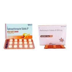 HCQS 200mg + Azymo Star 250mg