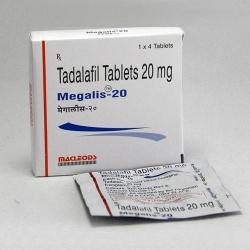 Megalis 20 - 4 Tablets
