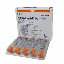 NovoRapid Penfill 100IU/ml, Solution for Injection - 5x3ml