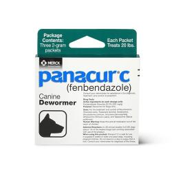 Panacur C Granules 22.2% - Canine Dewormer, 2g