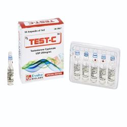 TEST-C 250mg Injection - 10 Ampoules of 1ml