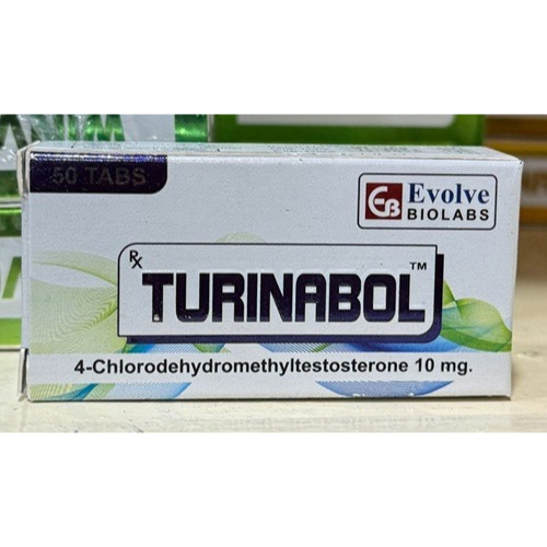 Turinabol 10mg 100 Tablets blister strip close-up