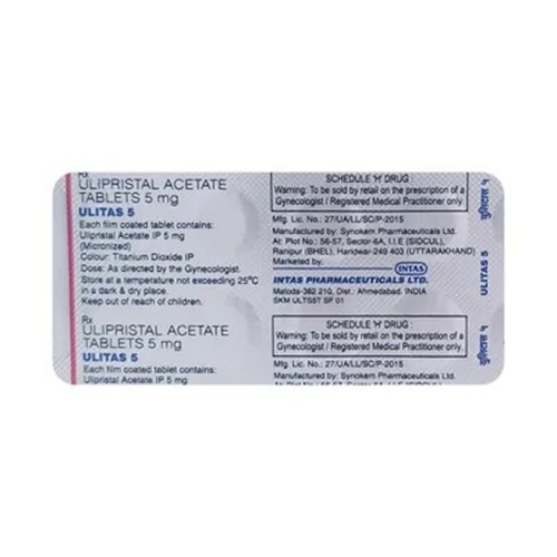 Ulitas 5 10 tablets blister pack ulipristal acetate hormone therapy online pharmacy