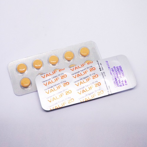 Valif 20mg blister strip with tablets