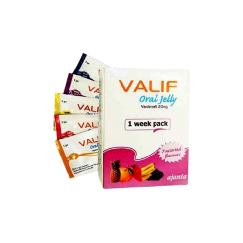Valif Oral Jelly 20mg sachet close-up