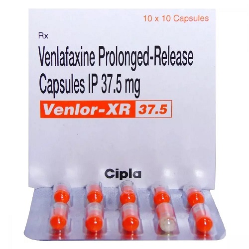 Venlor-XR 37.5 - 100 Capsules