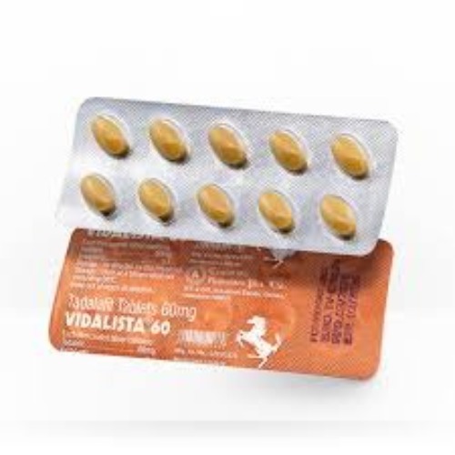 Vidalista 60 blister strip with tablets