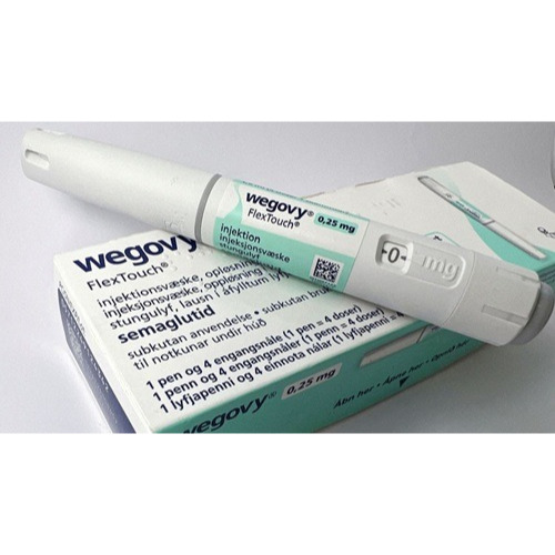 Wegovy 0.25mg FlexTouch Pen Prefilled injection pen close-up