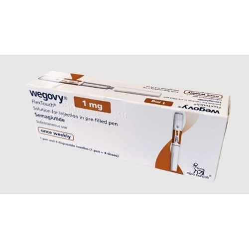Wegovy 1mg FlexTouch Pen Prefilled injection pen close-up