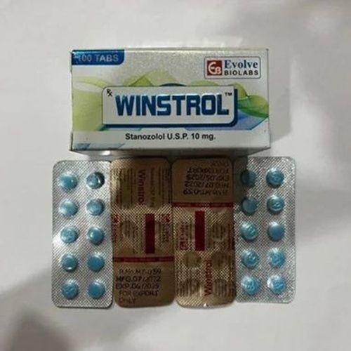 Winstrol 10mg 100 Tablets blister strip close-up