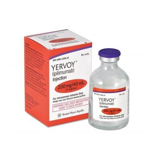 Yervoi 200mg, Solution for Injection - 40ml
