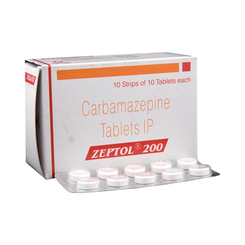 Zeptol 200 100 Tablets box with outer carton